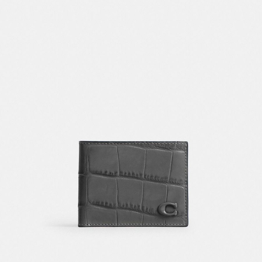 Cartera COACH Hombre Gris | 1543PBIOW