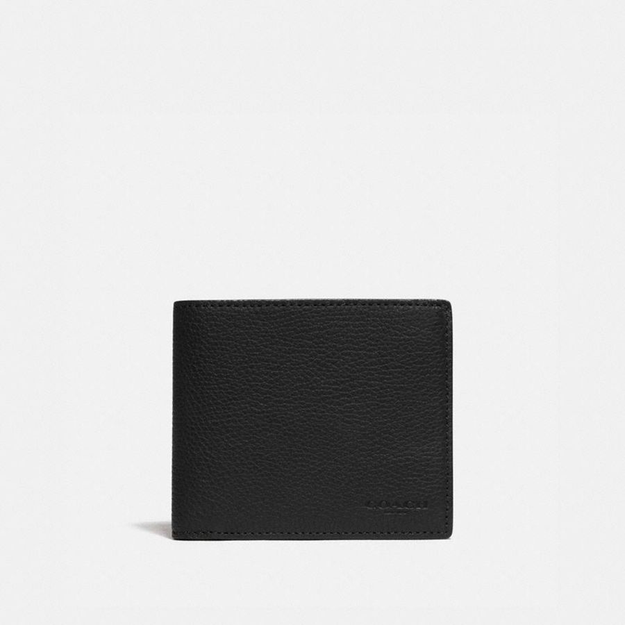 Cartera COACH Hombre Negras | 1426IENXR