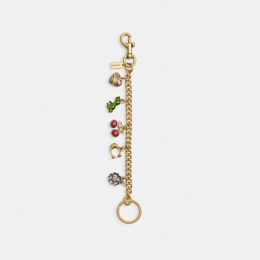 Charms COACH Mujer Doradas | 6750ZOQTL
