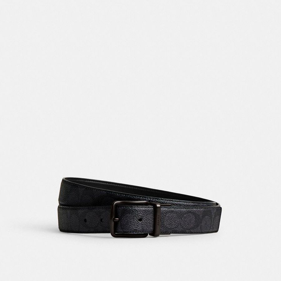 Cinturones COACH Hombre Gris | 1026JBDUA