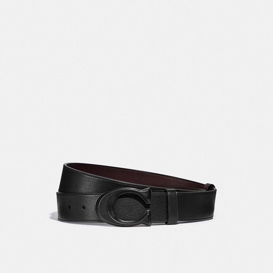 Cinturones COACH Hombre Negras | 4165TRIAW