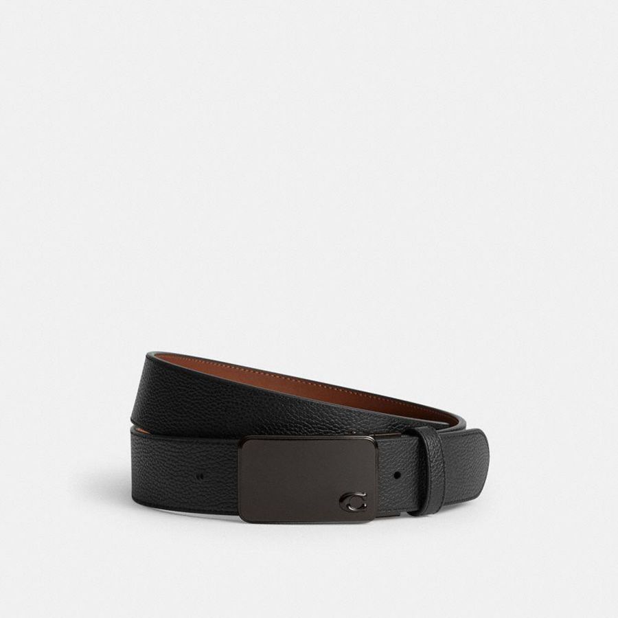 Cinturones COACH Hombre Negras | 6293KABGC