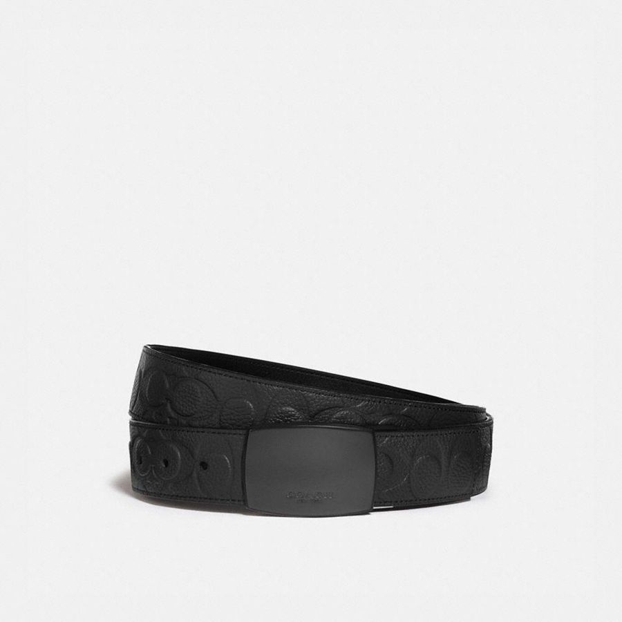 Cinturones COACH Hombre Negras | 9857HBJVY