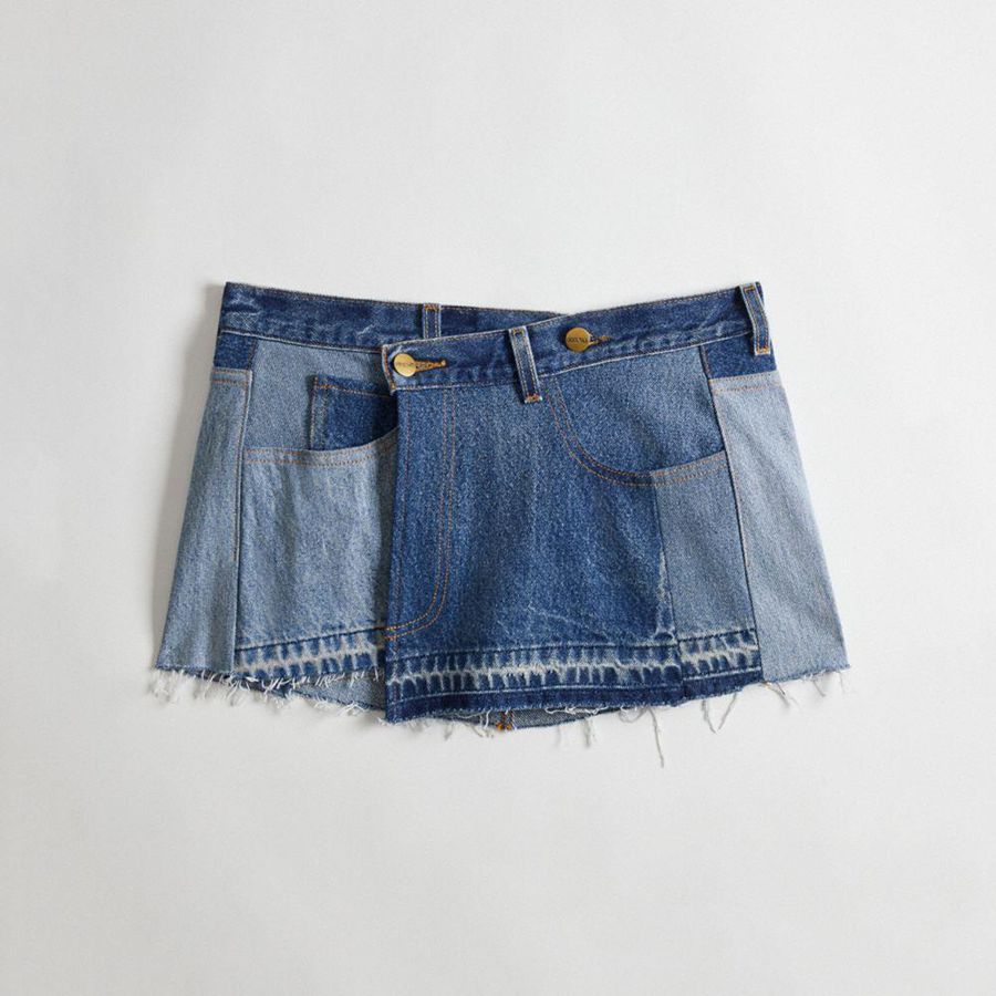 Falda COACH Mujer Azules | 6437DCIFW