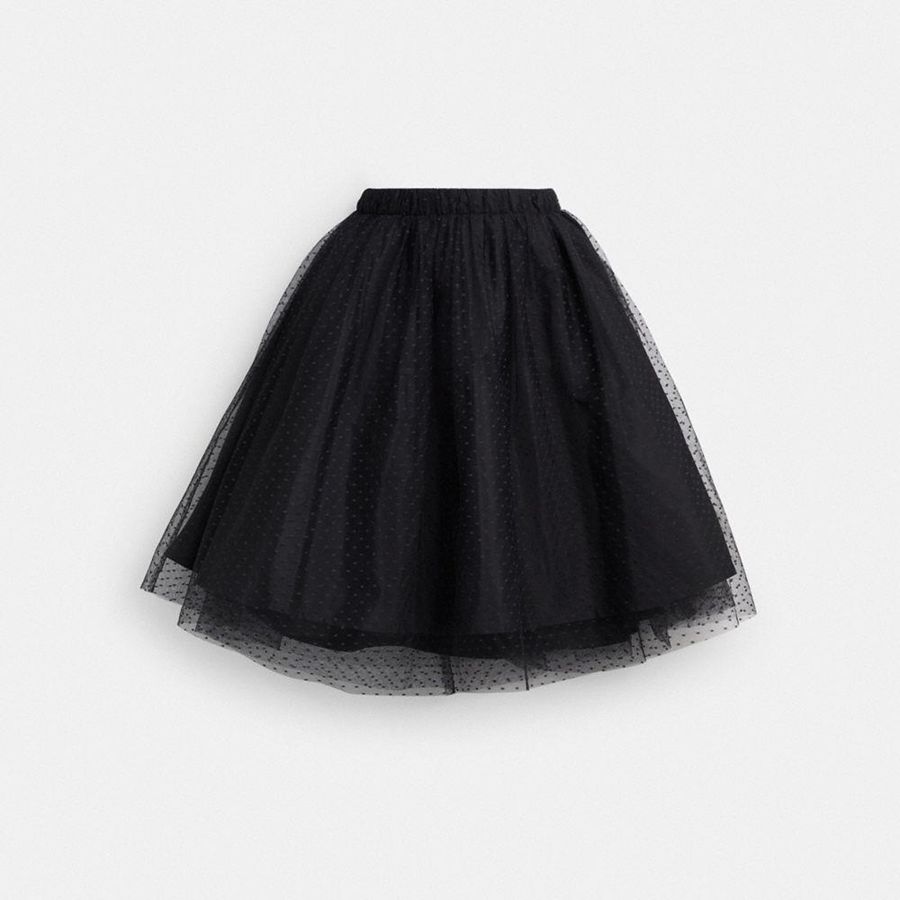 Falda COACH Mujer Negras | 6423YXBGU