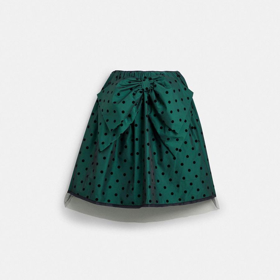 Falda COACH Mujer Verde | 3195AEYDW