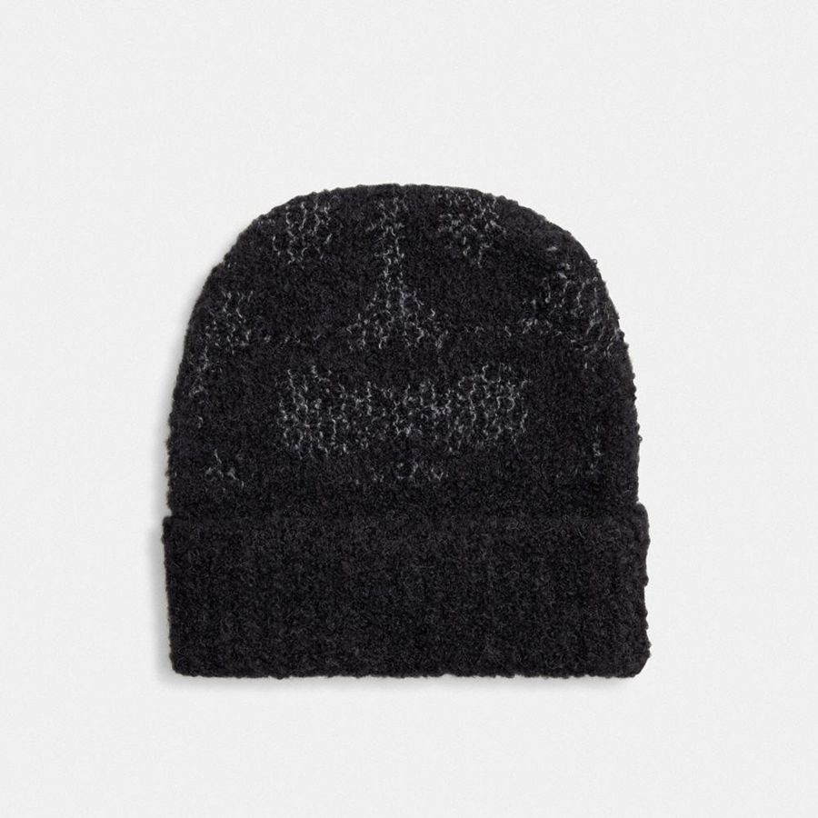 Gorro COACH Mujer Negras | 2957PDMJG