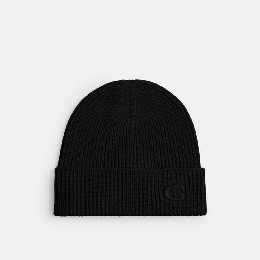 Gorro COACH Mujer Negras | 4016DVMKQ