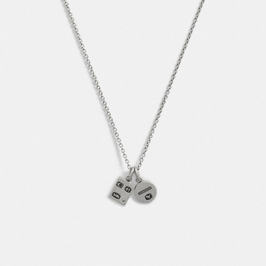 Joyas COACH Hombre Plateadas | 4391INHST