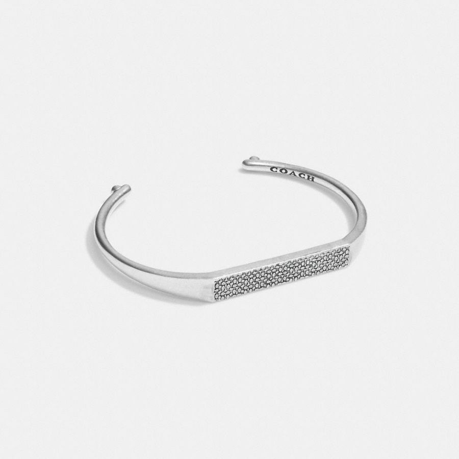 Joyas COACH Hombre Plateadas | 5380UHXIP