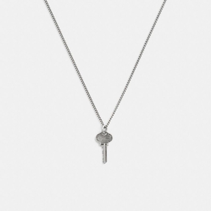 Joyas COACH Hombre Plateadas | 7568ISVTE