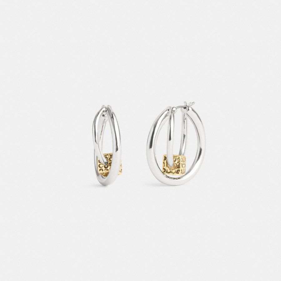 Joyas COACH Mujer Plateadas | 0321VJDCU
