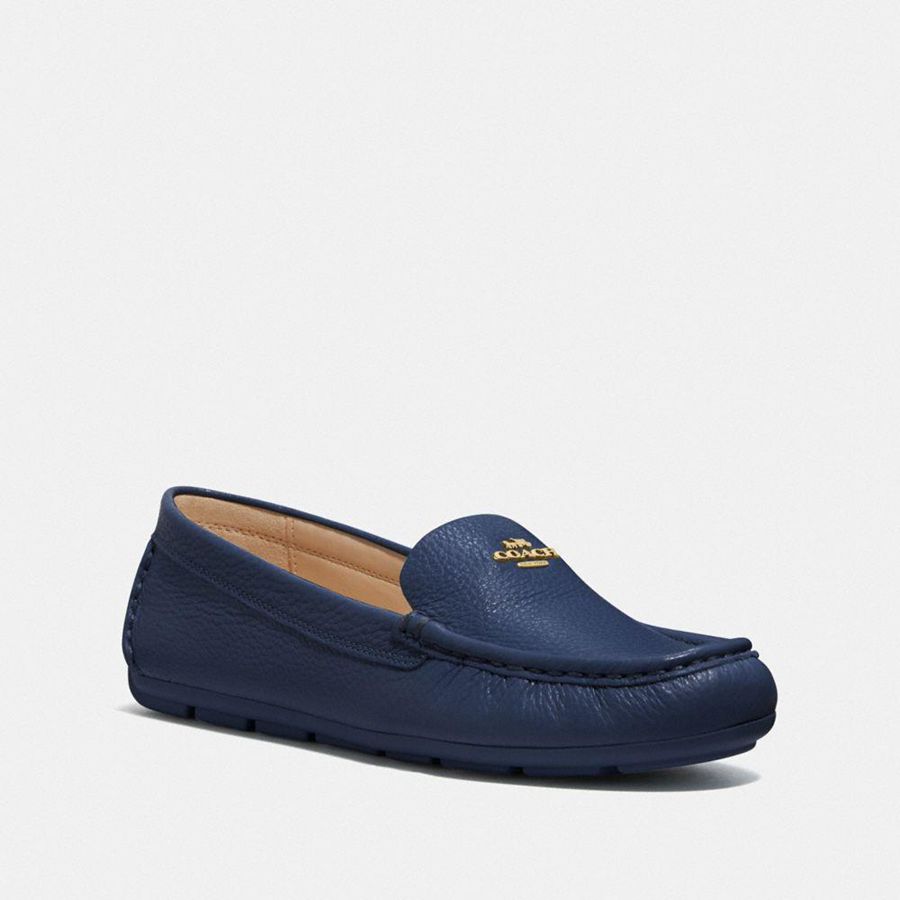 Mocasines COACH Mujer Azules | 8704WXAQD