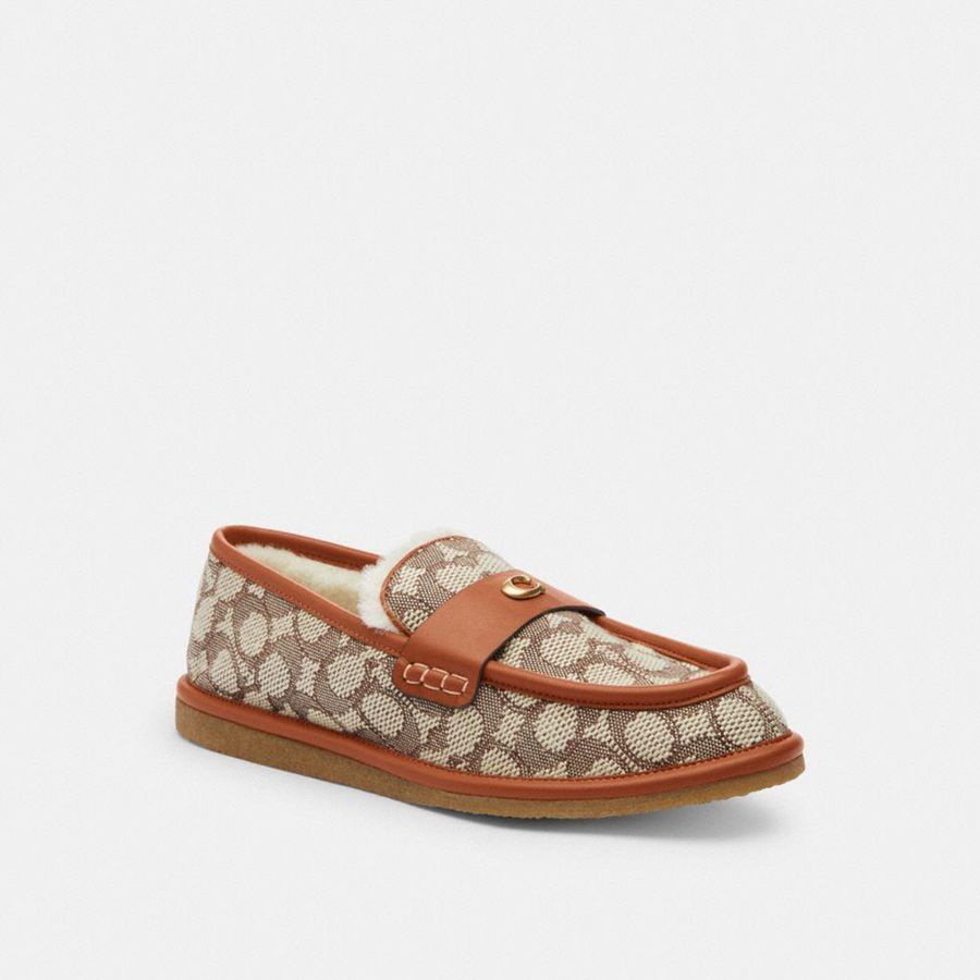 Mocasines COACH Mujer Marrones | 6083EXALP