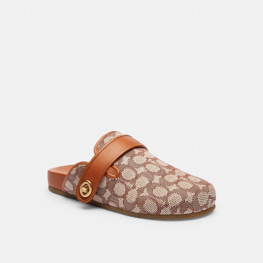 Mocasines COACH Mujer Marrones | 8437LAMBC