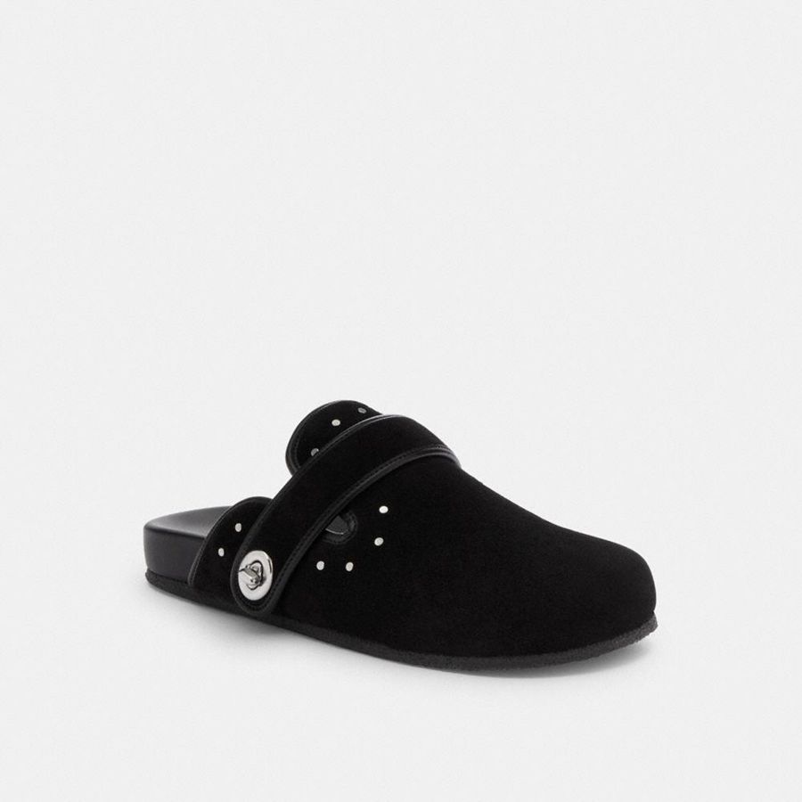 Mocasines COACH Mujer Negras | 0364MECRS