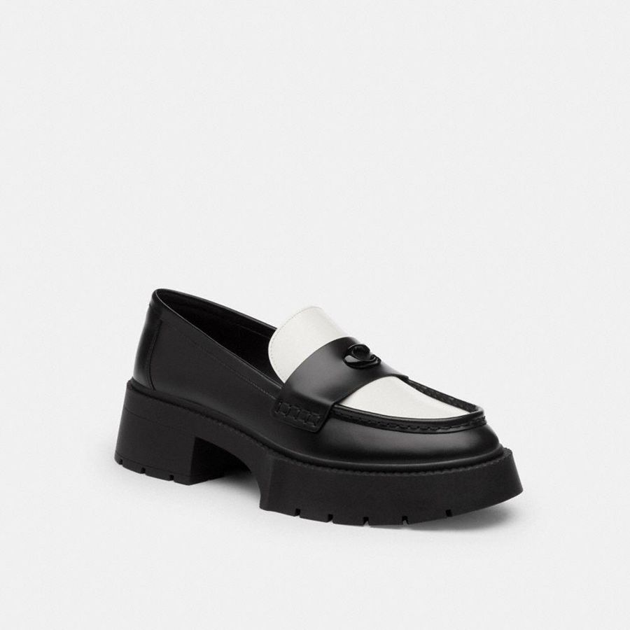 Mocasines COACH Mujer Negras | 4351LRQUD