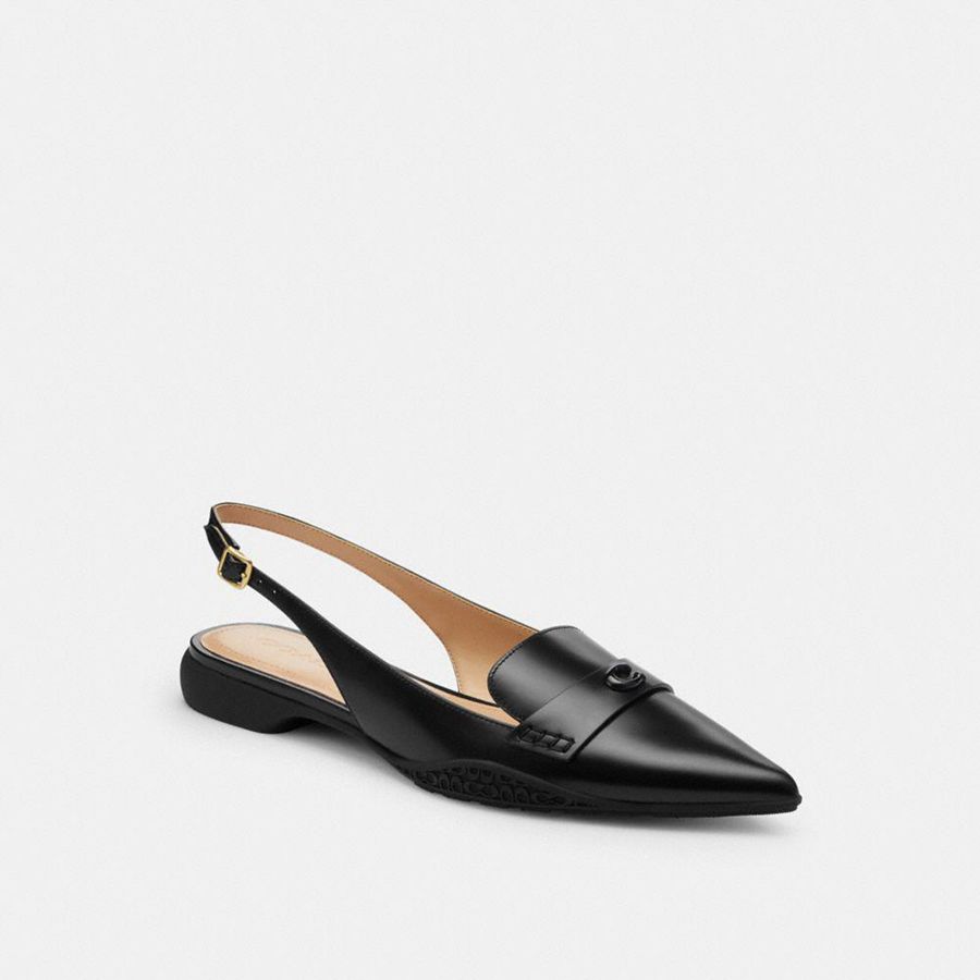 Mocasines COACH Mujer Negras | 6401LXSZP
