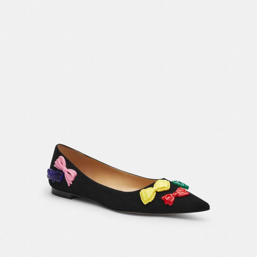 Mocasines COACH Mujer Negras | 7039IXKGU