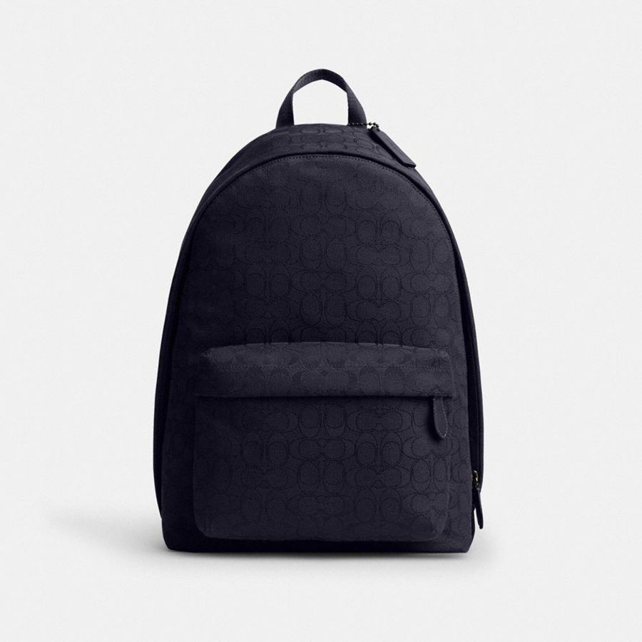 Mochila COACH Hombre Azul Marino | 5374GNEXW