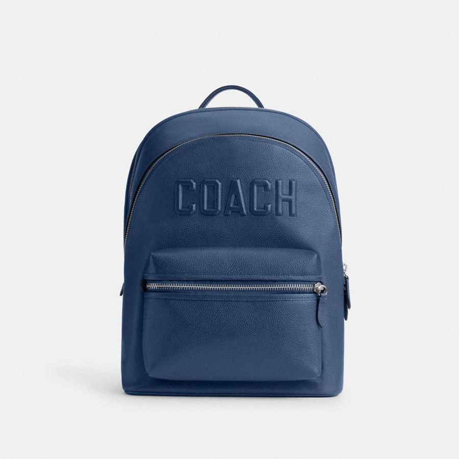 Mochila COACH Hombre Azules | 4170HLKBC