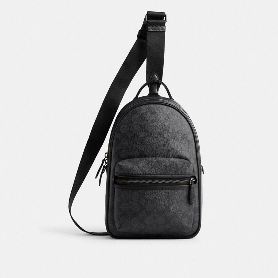 Mochila COACH Hombre Gris | 4123UZYRS