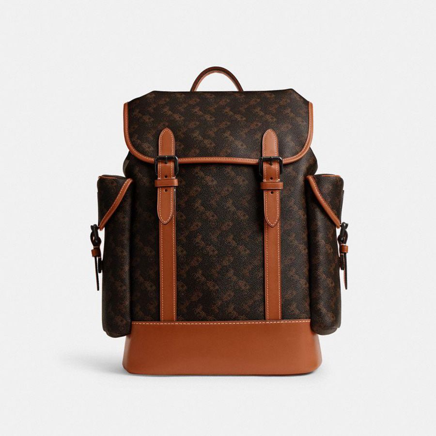 Mochila COACH Hombre Marrones | 9370CJROV