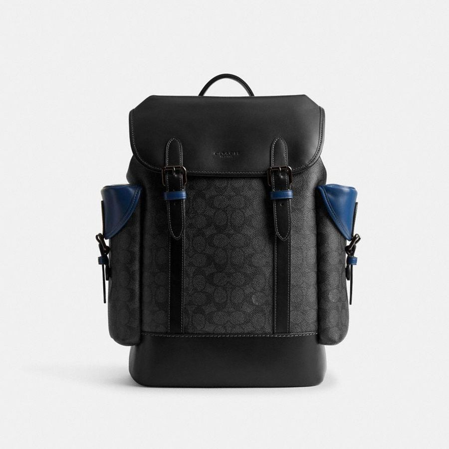Mochila COACH Hombre Negras | 1284DHTOF