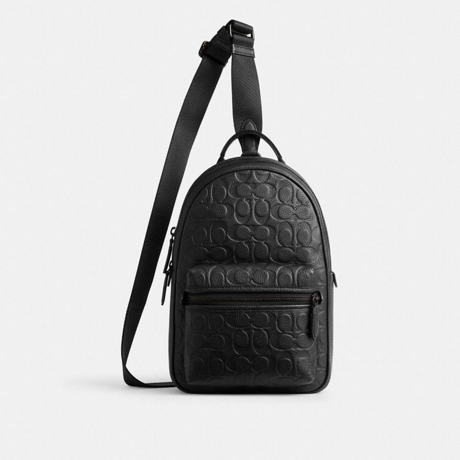 Mochila COACH Hombre Negras | 7102XZNWR