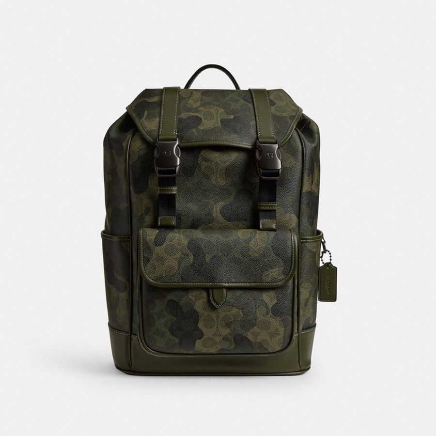 Mochila COACH Hombre Verde | 1629PWGUS