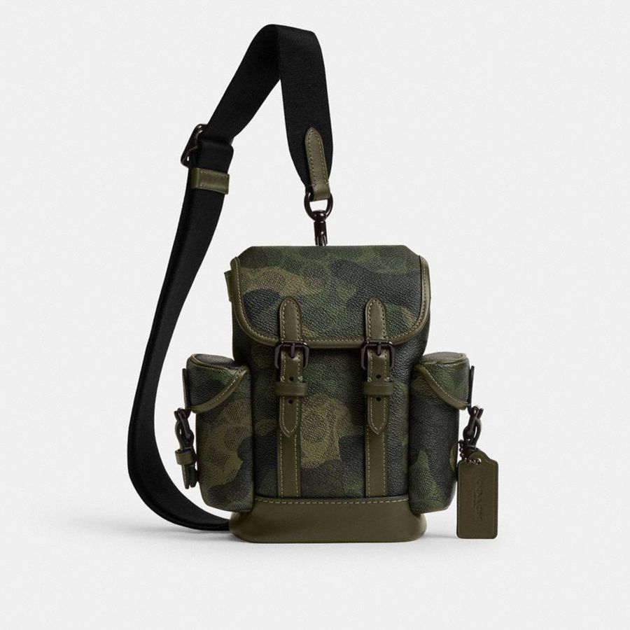 Mochila COACH Hombre Verde | 4219VYMNE