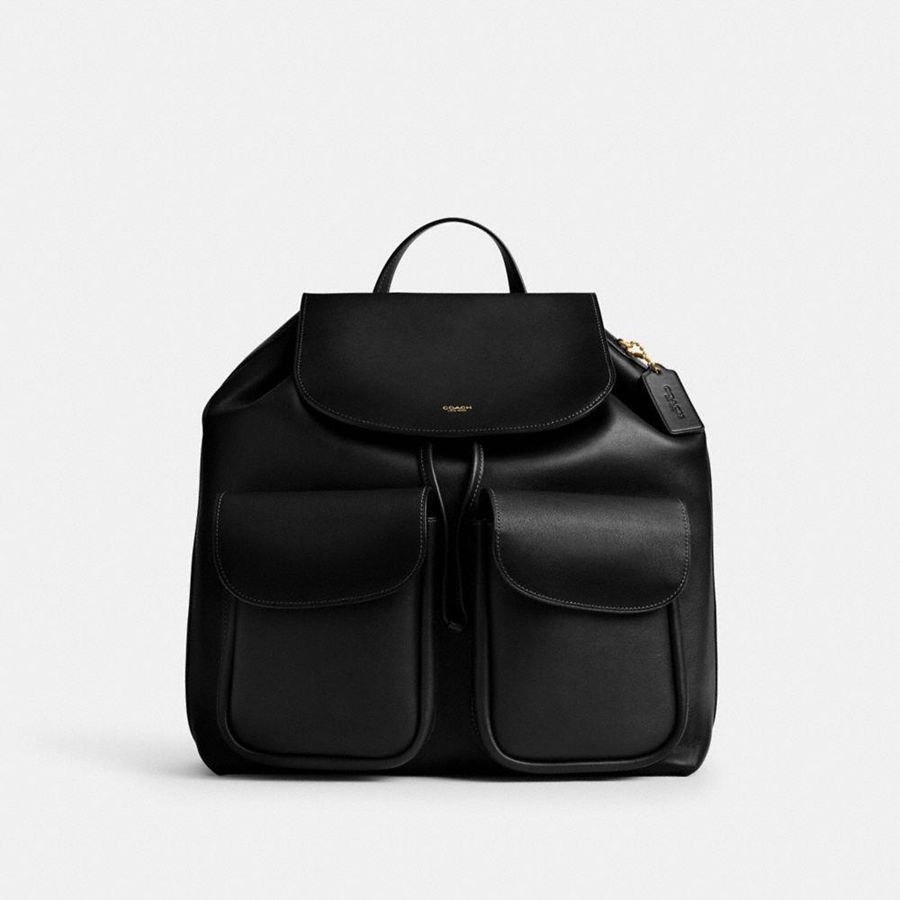 Mochila COACH Mujer Negras | 6527THSKZ
