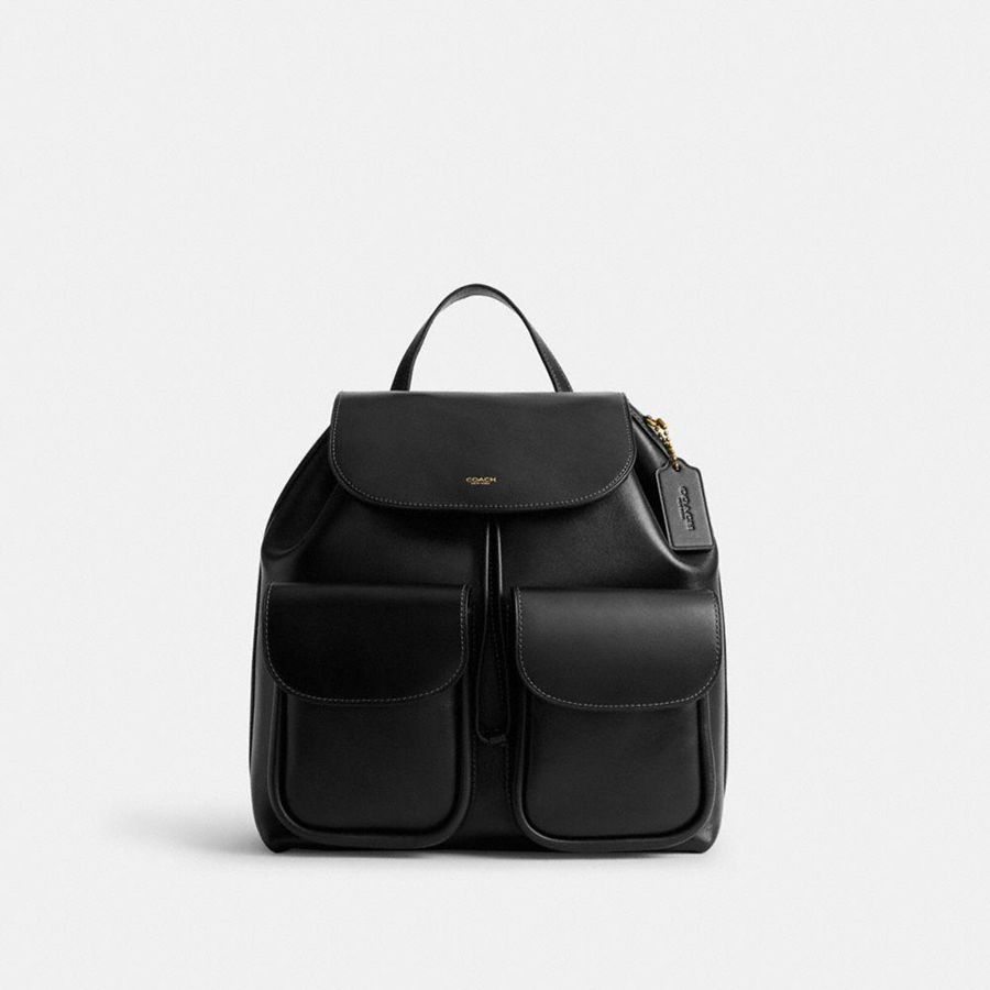 Mochila COACH Mujer Negras | 8754GYFQA