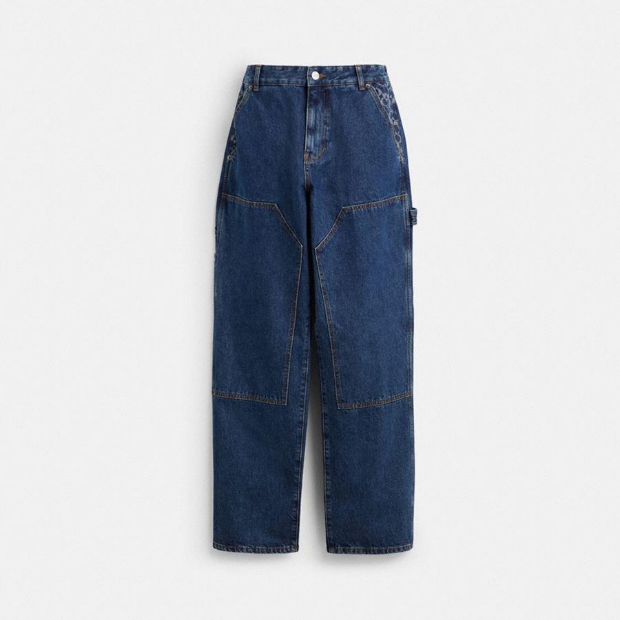 Pantalon COACH Hombre Azules | 0159FCDNB