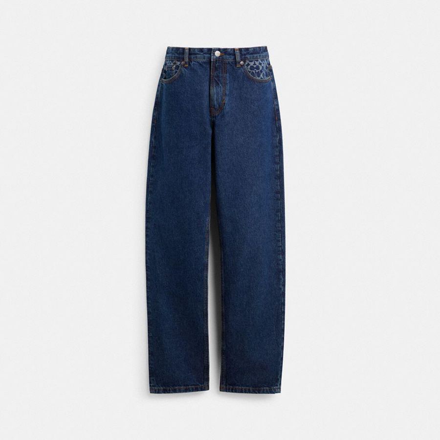 Pantalon COACH Hombre Azules | 4907GSJHU