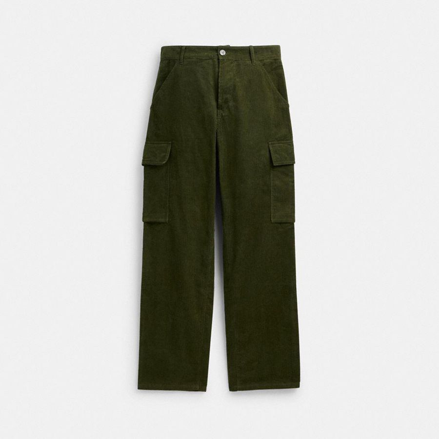 Pantalon COACH Hombre Verde Oliva | 7436ZHXWY