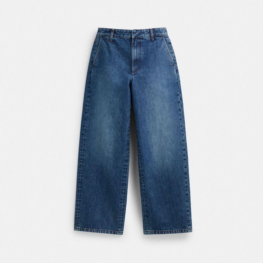 Pantalon COACH Mujer Azules | 3284VYQXD