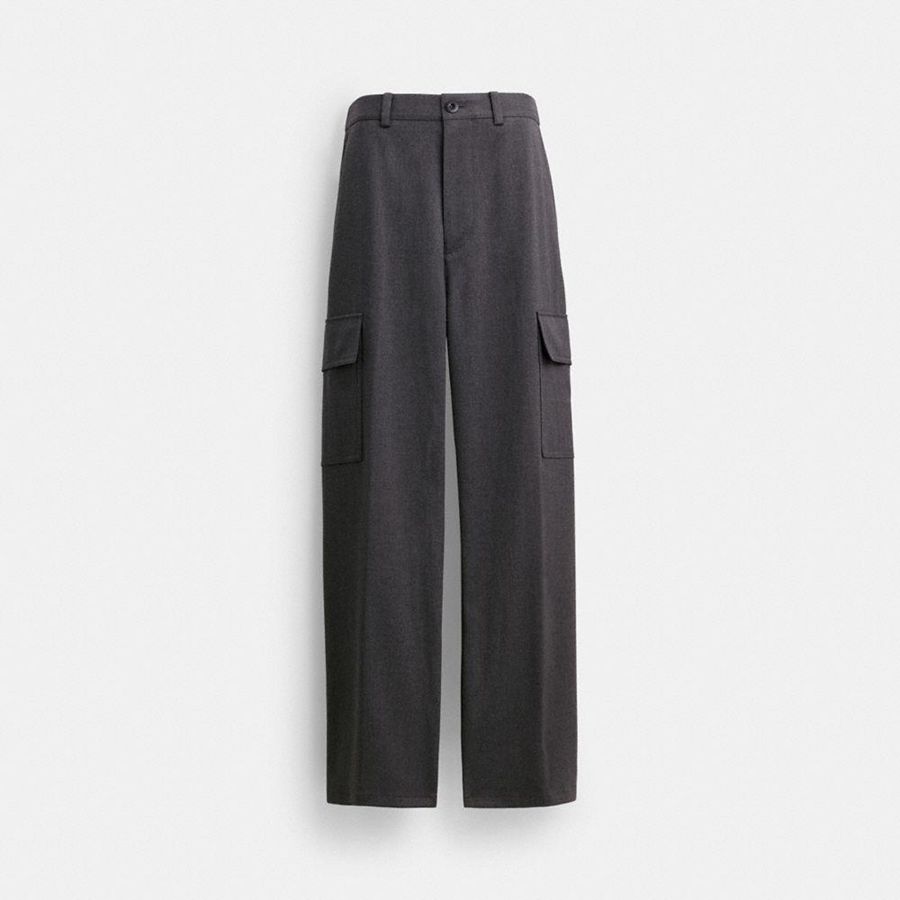 Pantalon COACH Mujer Gris | 2619NSXQU