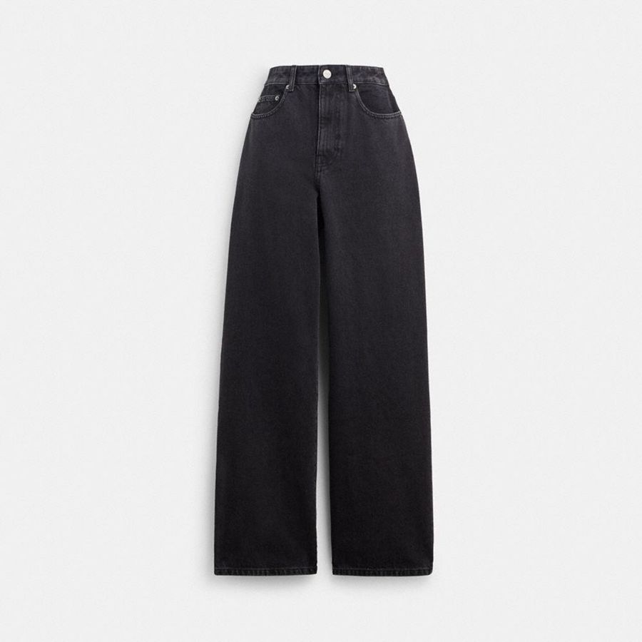 Pantalon COACH Mujer Negras | 7932KGCIU