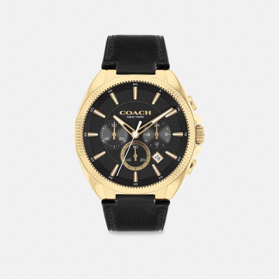 Relojes COACH Hombre Negras | 7256OAYJZ