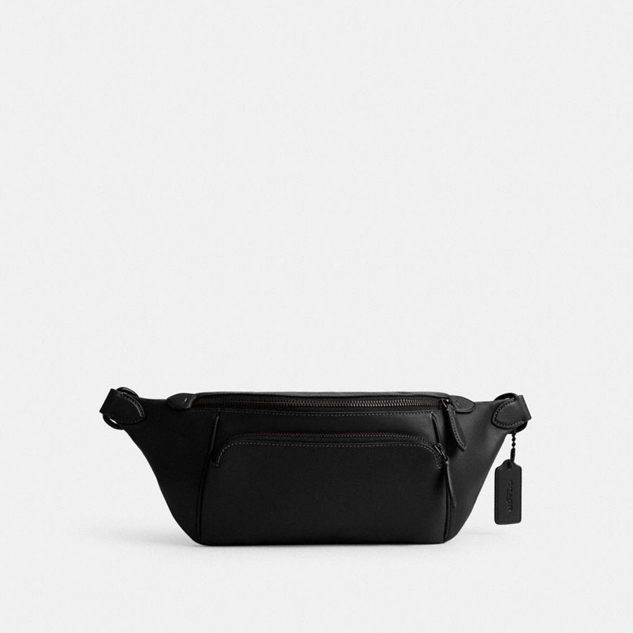 Riñonera COACH Hombre Negras | 9540LUJCS
