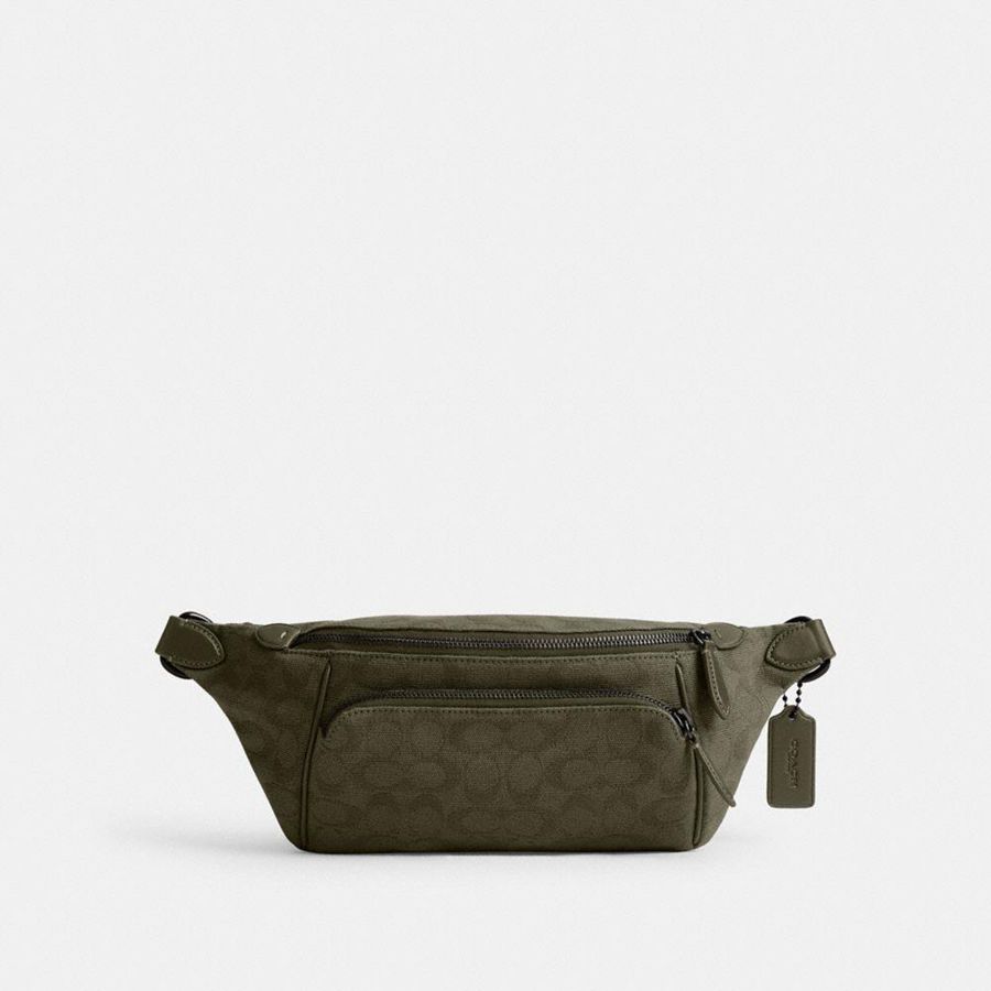 Riñonera COACH Hombre Verde | 4371XDBUQ
