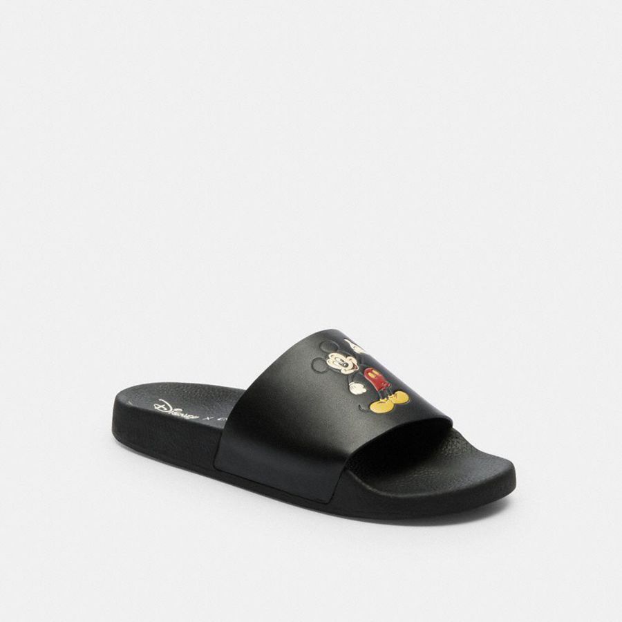 Sandalias COACH Hombre Negras | 1468IVYUA