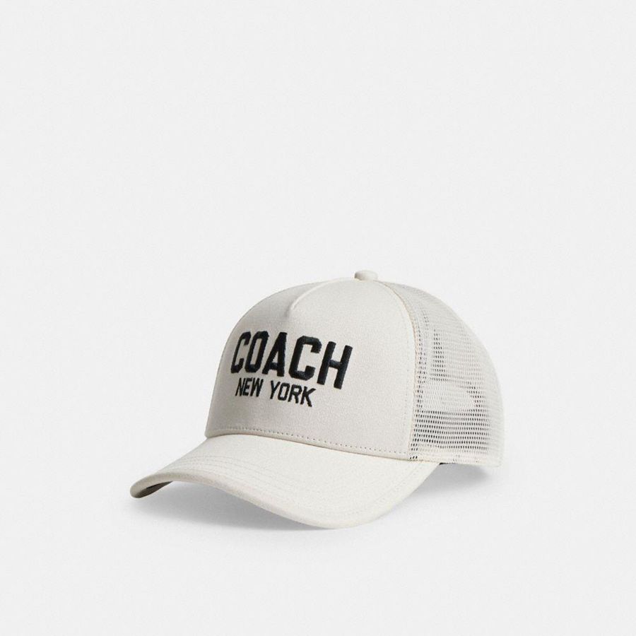 Sombrero COACH Mujer Blancas | 7961YVHTE