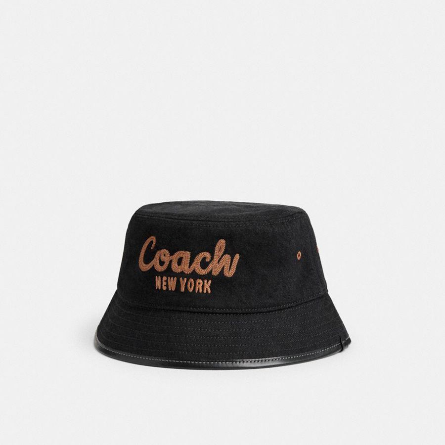 Sombrero COACH Mujer Negras | 7204FONPG