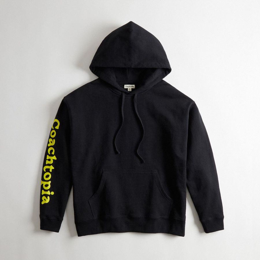 Sudadera con Capucha COACH Mujer Negras | 1529TYGZF