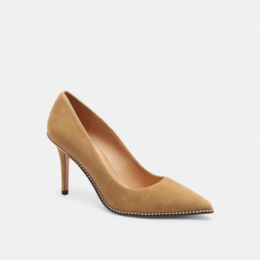 Tacones COACH Mujer Marrones | 2548DALVM