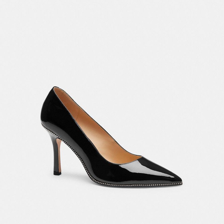 Tacones COACH Mujer Negras | 1526LOYFV