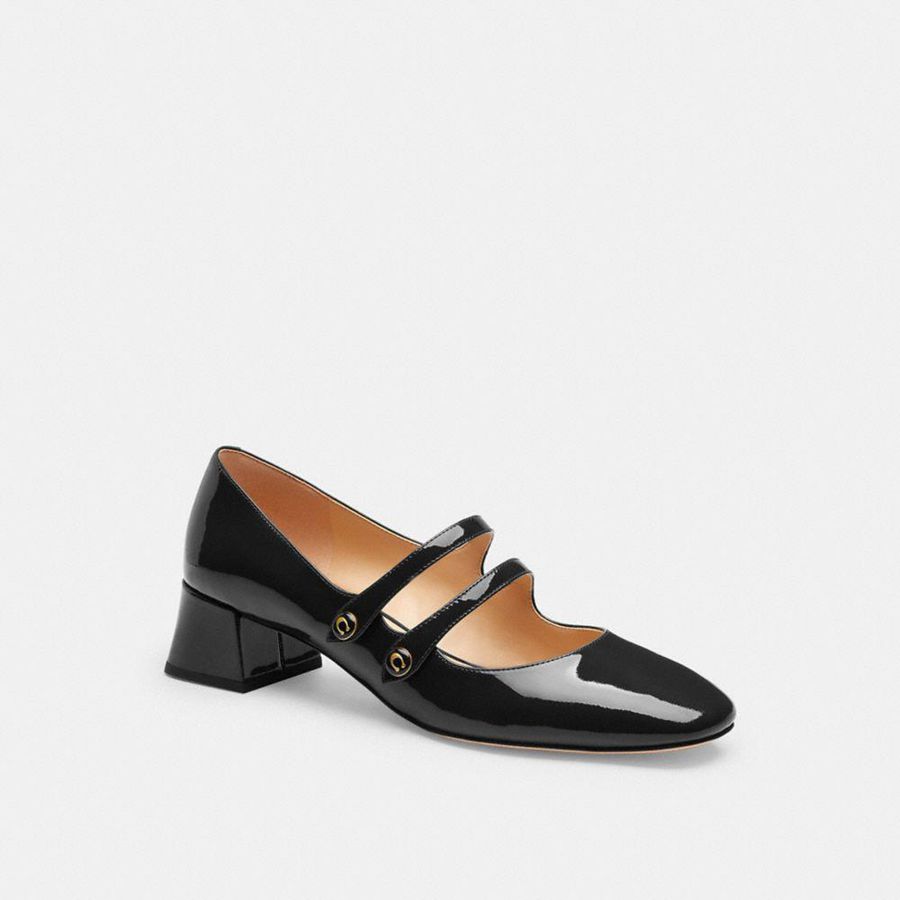 Tacones COACH Mujer Negras | 8120SGLFB