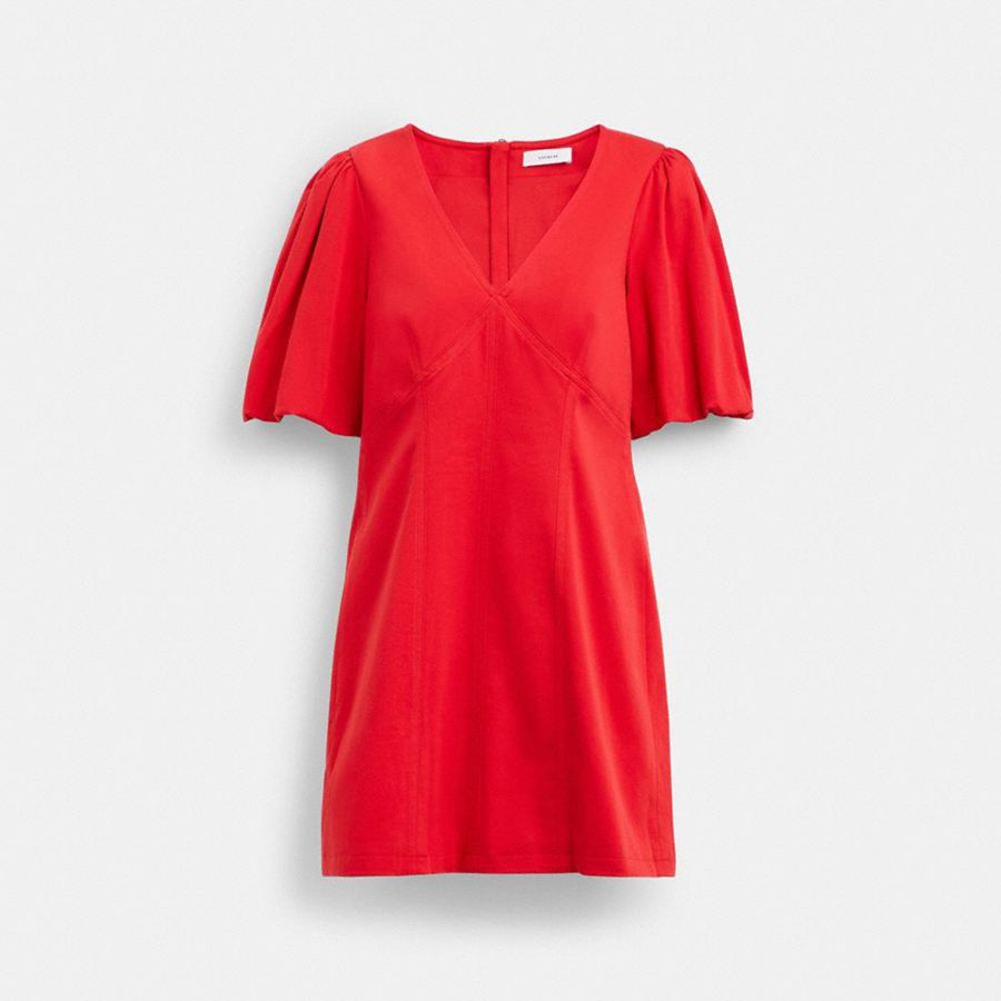 Vestido COACH Mujer Rojas | 5782NFQPT